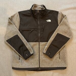 The North Face Men's Denali Fleece Jacket - Medium Gray Heather - Size XL